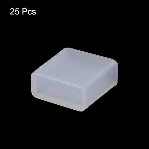 MECCANIXITY 25pcs USB Type A Port Plugs Covers Caps Silicone Anti Dust Protector for USB Male End, Black in Saudi Arabia