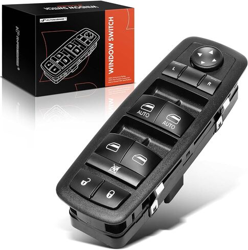 A-Premium Power Master Window Switch Front Driver Replacement for Dodge Ram 1500/2500/3500 2009-2010 Ram 1500/2500/3500/4500/5500 2011-2012 4602863AD (Without Power Folding Mirrors) in Saudi Arabia