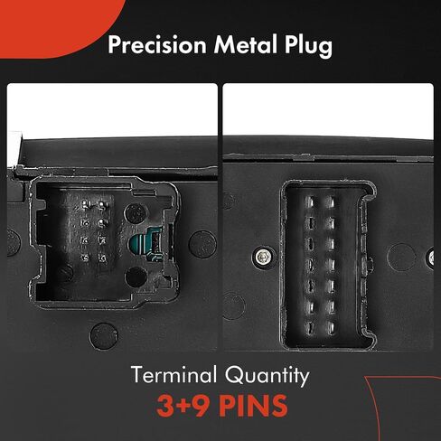 A-Premium Power Master Window Switch Front Driver Replacement for Dodge Ram 1500/2500/3500 2009-2010 Ram 1500/2500/3500/4500/5500 2011-2012 4602863AD (Without Power Folding Mirrors) in Saudi Arabia