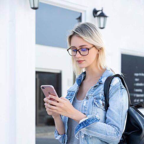 نظارات K KENZHOU زرقاء تحجب الضوء للنساء/الرجال، مضادة للصداع/الوهج/إجهاد العين خفيفة الوزن (C1C2b, 0) in Kuwait