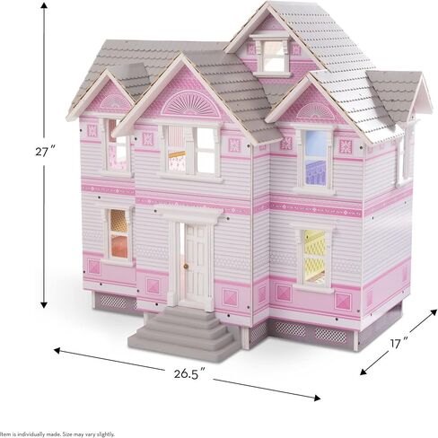Melissa & Doug Classic Heirloom Victorian Wooden Dollhouse [White] in Saudi Arabia
