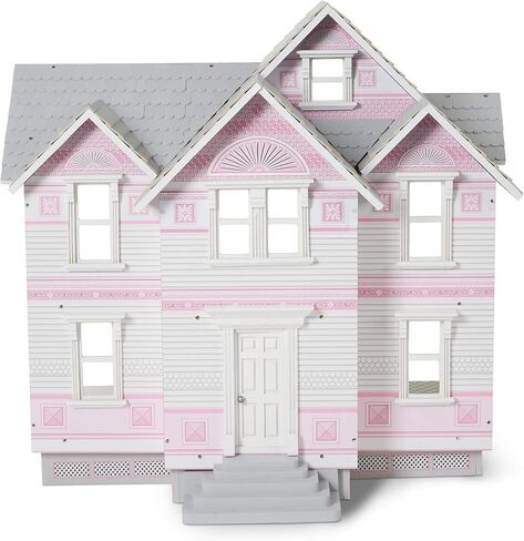 Melissa & Doug Classic Heirloom Victorian Wooden Dollhouse [White] in Saudi Arabia