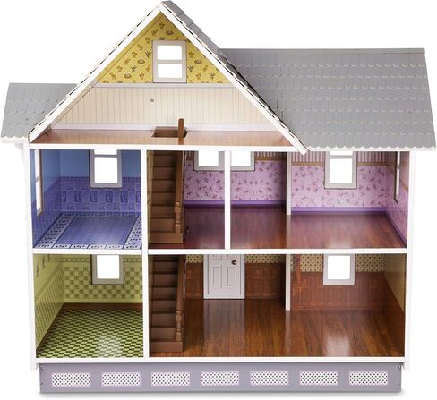 Melissa & Doug Classic Heirloom Victorian Wooden Dollhouse [White] in Saudi Arabia