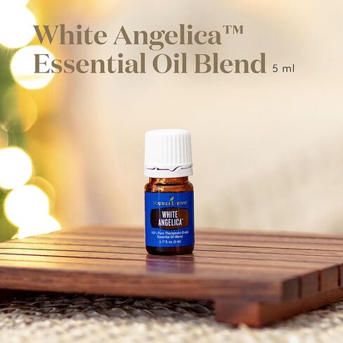 Young Living White Angelica 5ml - Nurturing Aroma Essential Oil Blend - Aromatherapy for a Positive Atmosphere - Skin Benefits and a Fragrance with an Earthy Scent in Saudi Arabia