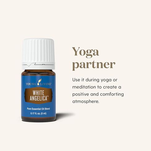 Young Living White Angelica 5ml - Nurturing Aroma Essential Oil Blend - Aromatherapy for a Positive Atmosphere - Skin Benefits and a Fragrance with an Earthy Scent in Saudi Arabia
