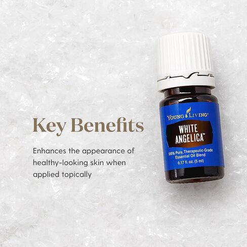 Young Living White Angelica 5ml - Nurturing Aroma Essential Oil Blend - Aromatherapy for a Positive Atmosphere - Skin Benefits and a Fragrance with an Earthy Scent in Saudi Arabia