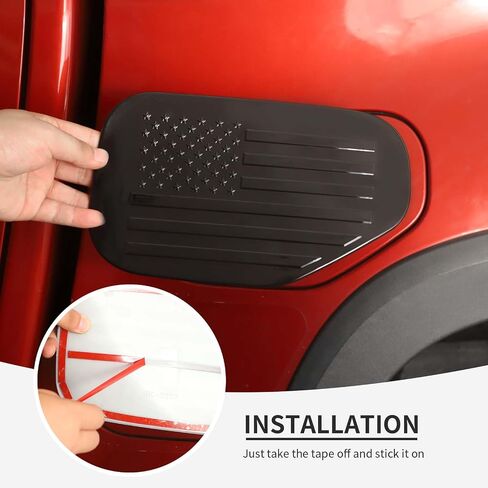 Linskip Gas Door Cover Compatible with Chevrolet Colorado 2014-2023, Fuel Tank Cap Cover for Chevy Colorado Exterior Accessories(black) in Saudi Arabia