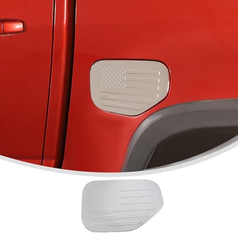 Linskip Gas Door Cover Compatible with Chevrolet Colorado 2014-2023, Fuel Tank Cap Cover for Chevy Colorado Exterior Accessories(black) in Saudi Arabia
