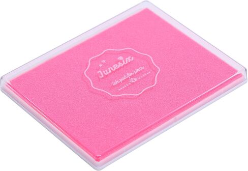 Ink Pad 5 x 4 Inch Craft Large Stamp Pad for Rubber Stamps Finger Painting (Black) in Kuwait