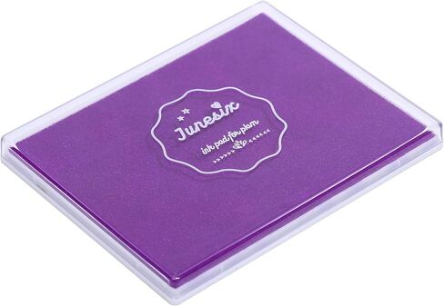 Ink Pad 5 x 4 Inch Craft Large Stamp Pad for Rubber Stamps Finger Painting (Black) in Kuwait