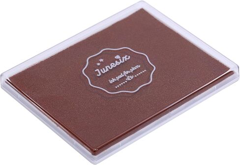 Ink Pad 5 x 4 Inch Craft Large Stamp Pad for Rubber Stamps Finger Painting (Black) in Kuwait