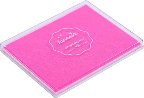 Ink Pad 5 x 4 Inch Craft Large Stamp Pad for Rubber Stamps Finger Painting (Black) in Kuwait