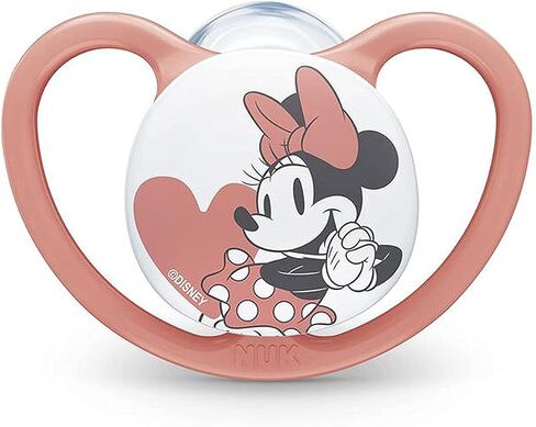 NUK Space Orthodontic Pacifiers (Minnie, 0-6 Months) in Saudi Arabia