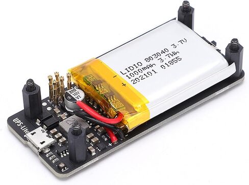 Battery Pack, Easy Installation Durable UPS Power Board for Raspberry Pi Zero, Uninterruptiblepowersupply Lite Supply Battery Pack Charger Accessory for Raspberry Pi Zero in Saudi Arabia