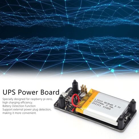 Battery Pack, Easy Installation Durable UPS Power Board for Raspberry Pi Zero, Uninterruptiblepowersupply Lite Supply Battery Pack Charger Accessory for Raspberry Pi Zero in Saudi Arabia