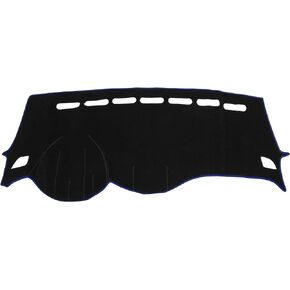 Dashboard Dash Cover Compatible for Chevy Trax 2017-2020, Durable Polyester Black Front Dash Cover Mat