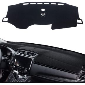 Dash Board Cover Fit for Honda CRV CR-V 2022 2021 2020 2019 2018 2017 Dashboard Cover Mat Non-Slip Pad Carpet Sunshield Protector (Black Edge)