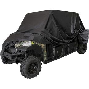 Raider 02-6615 GT-Series Weather and UV-Resistant 2-Row Seating UTV Storage Cover, Black