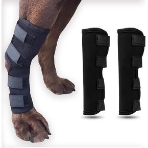 Dog Rear Leg Hock Brace - Canine Joint Support for Injury, Arthritis, ACL, Pain Relief. Compression Wrap Senior Dog Mobility Aid, Orthopedic Rehabilitation, Recovery Hock Brace(Medium)