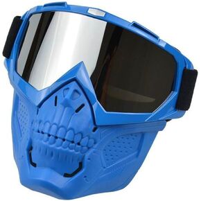Tactical Anti-fog Uv400 Motorcycle motocross snowmobile scooter removable Goggle Mask