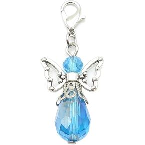 Something blue angel Wedding Bouquet Charm Wedding Gift Gift For Daughter Blue Gift for Bride