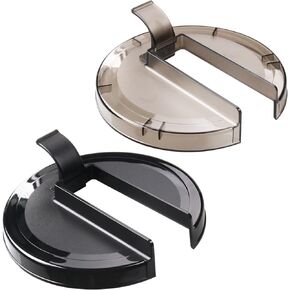 2 pieces Brew basket lid compatible with Technivorm Moccamaster，Applicable to most 1.0L and 1.25L Technivorm Moccamaster Coffee Maker Brew Baskets of (Black+Gray)