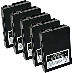 Synergy Digital Pager Batteries, Compatible with Motorola Minitor 5 Pager, (Ni-MH, 3.6V, 650mAh), Replacement for Motorola RLN5707, RLN5707A Battery, Combo-Pack Includes: 5 x SDPG-H8630 Batteries