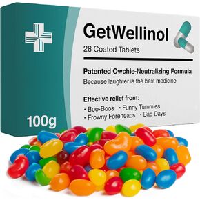 Get Well Soon Gifts for Women, Funny Prank Pill Box with Candy, Thinking of You Care Package for Sick Friends, Self Care Gift Box, Feel Better Recovery Gifts, Sending Hugs After Surgery for Men