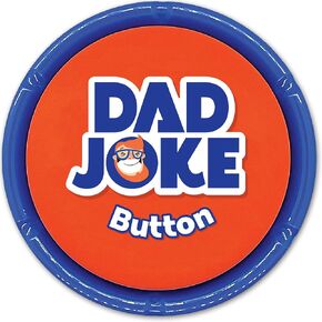 Dad Joke Button with 100+ Hilarious Dad Jokes | The Ultimate Fathers Day Present, Over 100 Corny Jokes That The Whole Family Will Enjoy, Get Your Dad Joke Talking Button Today