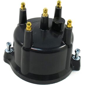 Pertronix D654710 Black Distributor Cap for Flame-Thrower Billet Distributor 4 Cylinder Engine