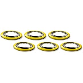 تم تعيينه بواسطة Sterling Seal & Supply SW-6-150-304GRx6.stel حشية الجرح الحلزونية مع لفات 304SS، أنبوب مقاس 6 بوصات، شفة فئة 150#، ملفات 304SS مع حشو جرافيت، API-601 (عبوة من 6) in Kuwait