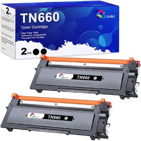 Compatible Toner Cartridge Replacement for Brother TN660 TN630 TN 660 630 (Black, 2 Pack) to use with HL-L2380DW MFC-L2700DW L2720DW HL-L2320D L2340DW L2300D L2360DW Printer