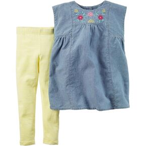 Carter's Girls' 2 Pc Playwear Sets 259g123