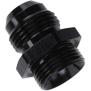 1/8" BSP Male Flare to -4 AN Fitting Adapter Straight Aluminum Black