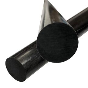– Round Carbon Fiber Rod - 8mm X 1000mm – Pultruded Round Solid Rod - Black Matte Finish - Pure Solid Carbon Fibre Round Tube shafts - for RC Planes-Drones, Boat DIY Craft Projects