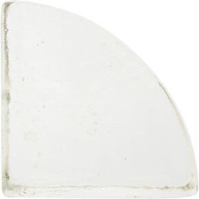 Creative Co-Op Decorative Geometric Glass Block Bookend, Clear