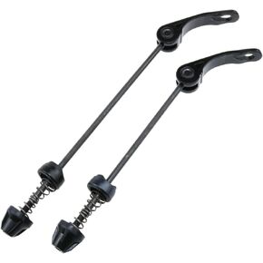 Meuey Lyot-Quick Release Bicycle Skewer Bicycle Wheel Hub Front and Rear Skewers Bicycle Wheel Skewer Quick Release String for Mountain Bike Road Mountain Bike Black -2pcs