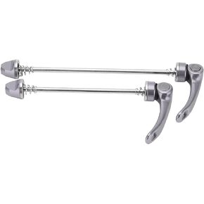 SUNGOOYUE Hub Quick Release Skewer Lever, 1 Pair Aluminum Alloy Bike Axle Quick Release Skewer Levers Front 100mm Rear 135mm Quick Release Axle Skewers for Road Bike MTB