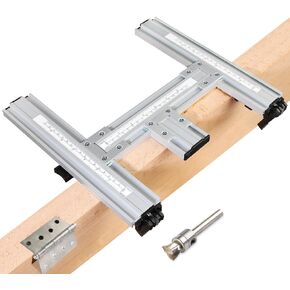 ملحق O'SKOOL Hinge Mate - مجموعة تركيب كاملة للمفصلات للأبواب، والعضادات، والمزالج، وألواح الضرب - تقطع نقرات المفصلات حتى عرض 2 1/4 بوصة وطول 5 1/4 بوصة in Kuwait