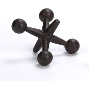 6.75" H Jack Decor Cast Iron Decorative Jacks for Home, Iron Bookends, Door Stop,Paperweight（1 PC）