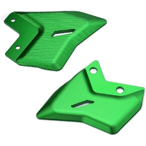 Motorcycle Accessories Foot Peg Footrest Rear set Heel Plates Guard Protector compatible with Kawasaki NINJA650 Z650 NINJA 650 Z 650 Z650RS Z 650 RS 2018 19 20 21 22 2023 (Black)