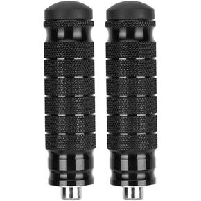 KIMISS Motorcycle Universal 8mm Foot Pegs,1 Pair CNC Aluminum Motorbike Rear Footrests Non-slip Foot Rest Pegs Pedals