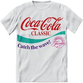 BRIEF INSANITY Coca-Cola Classic Coke T-Shirt - Vintage Ultra-Soft, Short Sleeve (S-XXL)