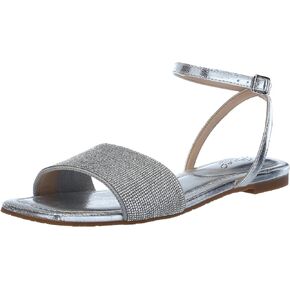 Jewel Badgley Mischka Hadley Flat Sandals with Ankle Strap in Saudi Arabia