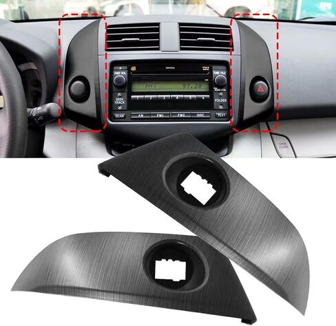 Central Dashboard Cover Strip Trim Compatible with Toyota RAV4 Base Limited EV Sport 2006 2007 2008 2009 2010 2011 2012, Central Dashboard Accessory 55413-42070-B0 55412-42060-B0 in Saudi Arabia
