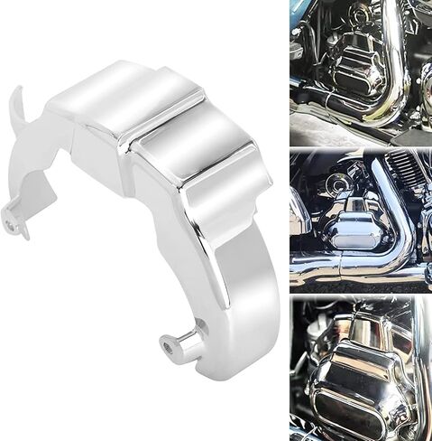 غطاء كفن ناقل الحركة للدراجات النارية YHMTIVTU مناسب لدراجة Harley Touring Glide 2017-2021 كروم in Kuwait