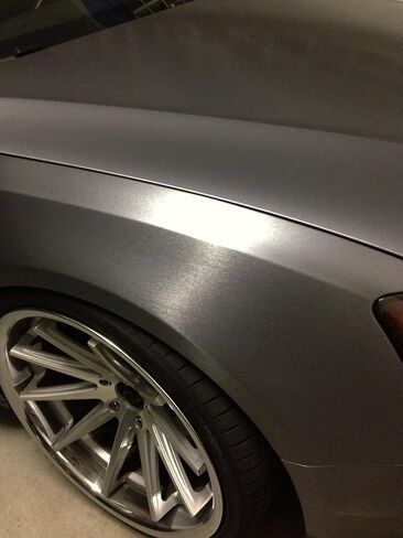 VVIVID XPO Gunmetal Grey Brushed 5 Feet x 1 Foot Car Wrap Vinyl Roll with Air Release Technology in Saudi Arabia