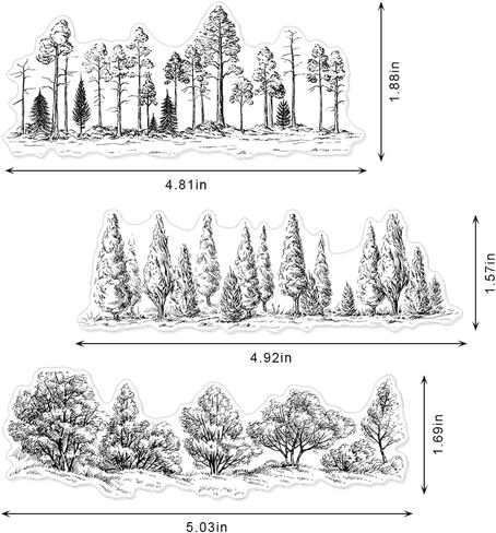 Tree House Clear Stamps for Card Making and Photo Album Decorations, Fairytale Life Transparent Rubber Stamps Seal for DIY Scrapbooking in Saudi Arabia