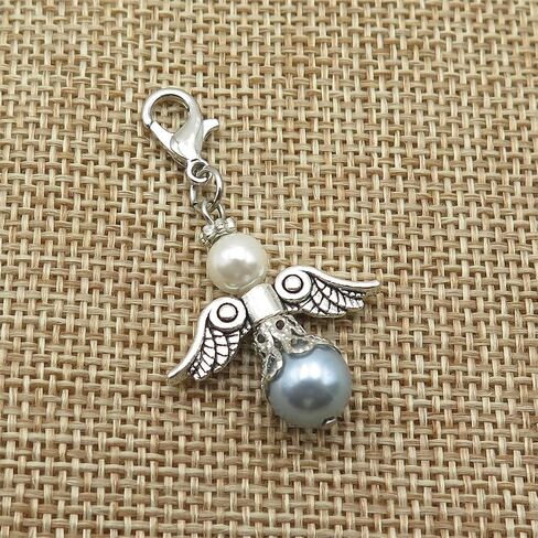 Something blue angel Wedding Bouquet Charm Wedding Gift Gift For Daughter Blue Gift for Bride in Saudi Arabia