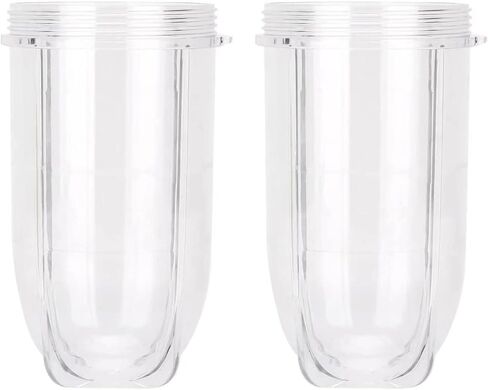 قطعتان من الأكواب البديلة لأجزاء بديلة من Magic Bullet، وعاء أكواب خلاط سعة 16 أونصة متوافق مع خلاط عصارة سلسلة Magic Bullet MB1001 بقدرة 250 وات (كوبان) in Kuwait
